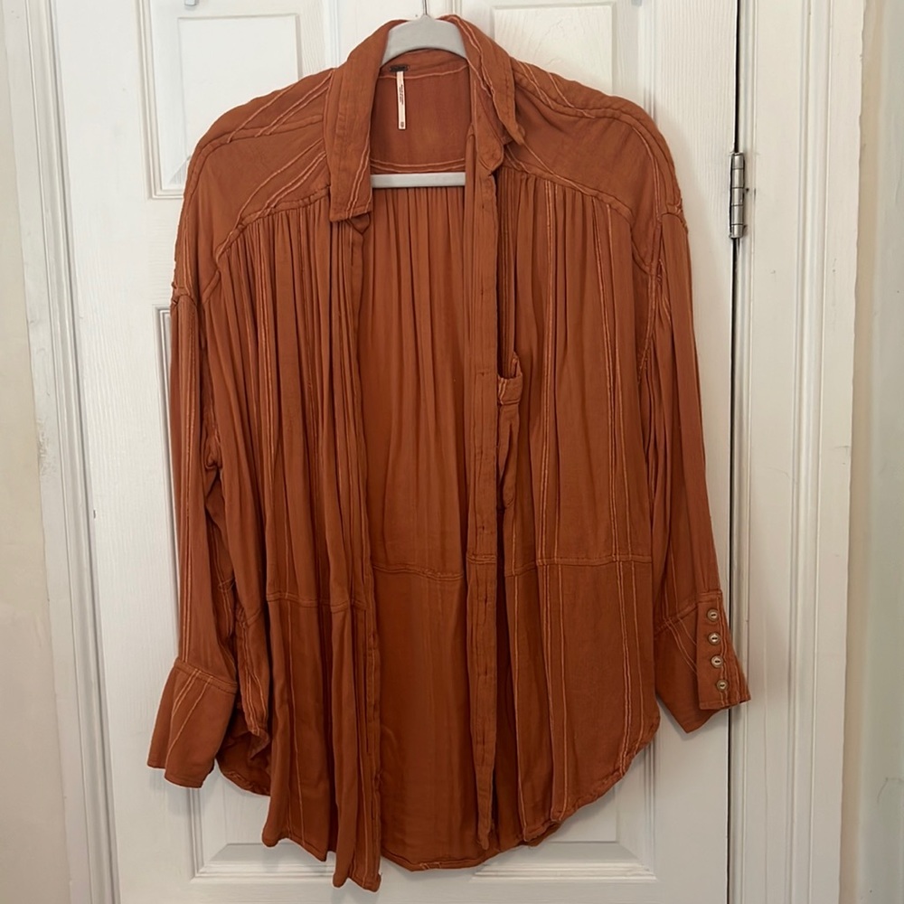 Free People Button Up Shirt